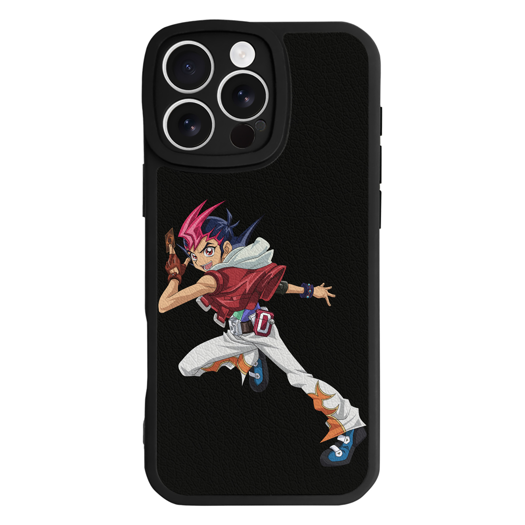 遊☆戯☆王 Yu-Gi-Oh! 【iPhone 16シリーズ対応】シリコンスマホケース（レザー調） 材質：シリコン